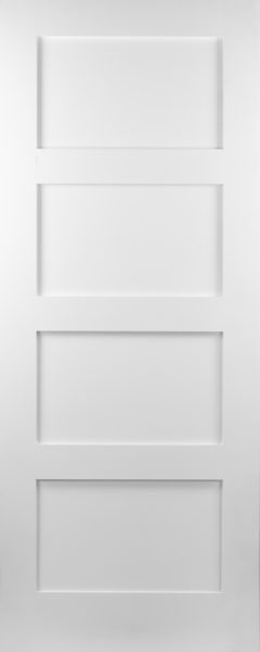 Augusta white primed 4-panel