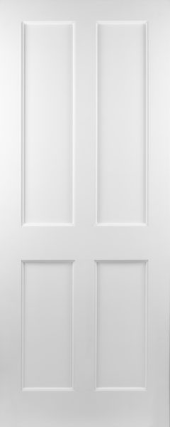 Kingscourt White Primed 4-panel