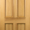 Oak Bolection 4-panel curved