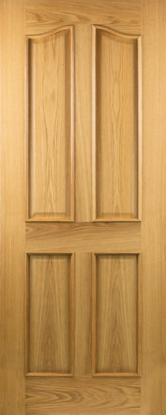 Oak Bolection 4-panel curved