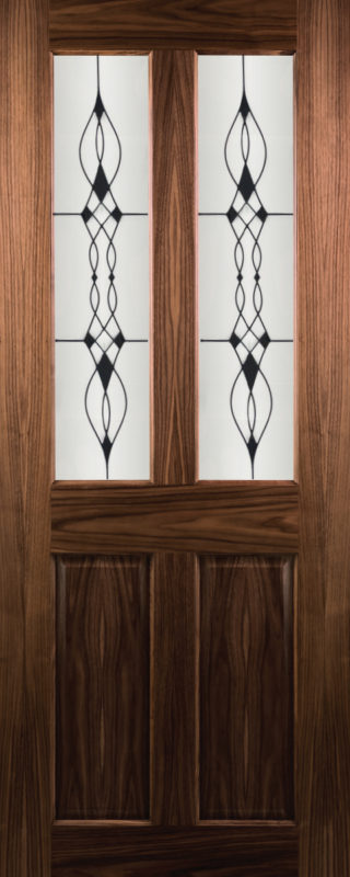 waterford walnut glass doors