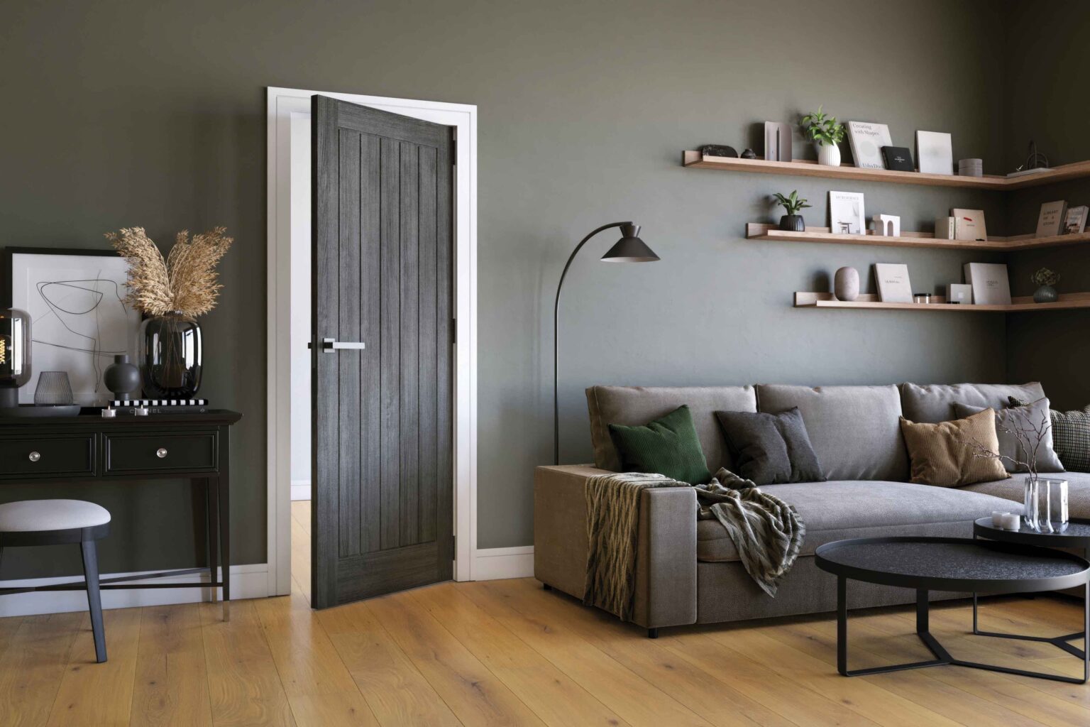 Arlington | Noir | Internal Door | Seadec